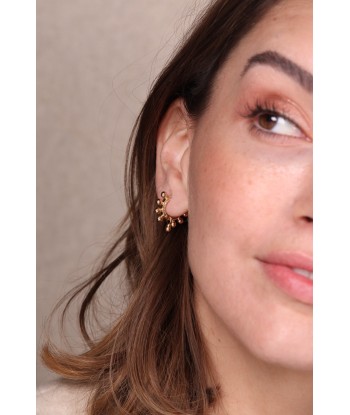 Boucles d'oreilles Baila brillant des détails fins