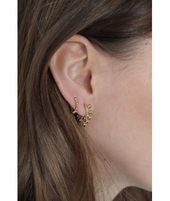 Boucles d'oreilles Baila brillant des détails fins