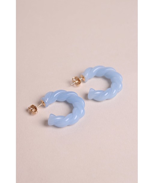 Boucles d'oreilles Roma - Baby blue plus qu'un jeu 