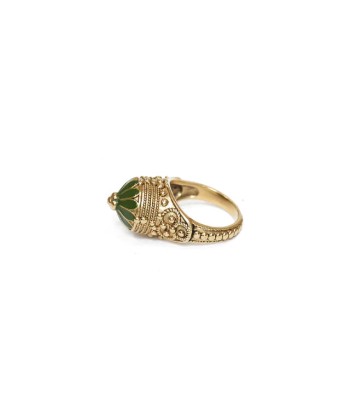 Bague Jasmine Dôme Vert chez Cornerstreet bien 