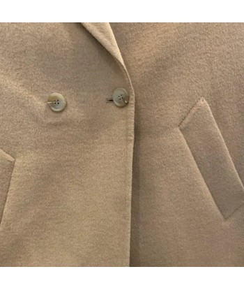 Manteau Oxford camel en linge