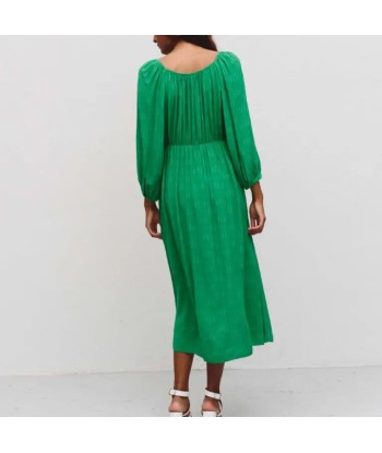 Robe Midi Verte de technologie