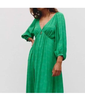 Robe Midi Verte de technologie