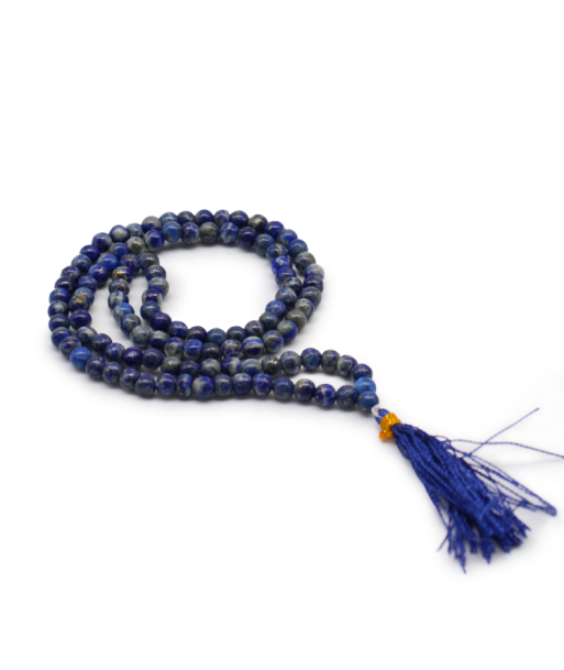 Mala Tibétain 108 perles Lapis Lazuli les ligaments