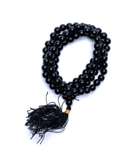 Mala Tibétain 108 Perles Onyx livraison gratuite