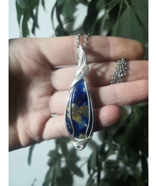 Pendentif en afghanite et mica pas cher