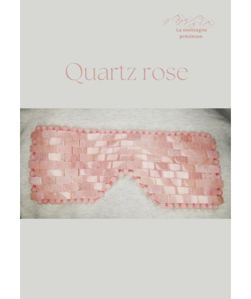 Masque pour les yeux en Quartz rose 2024