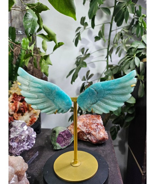 Ailes d'ange en Amazonite Livraison rapide