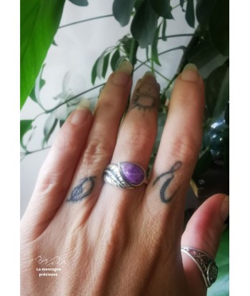 Bague en Hackmanite en linge