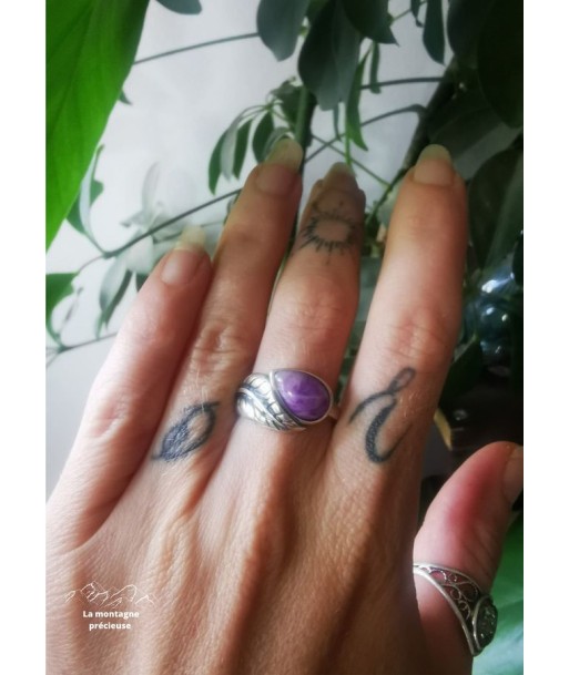 Bague en Hackmanite en linge