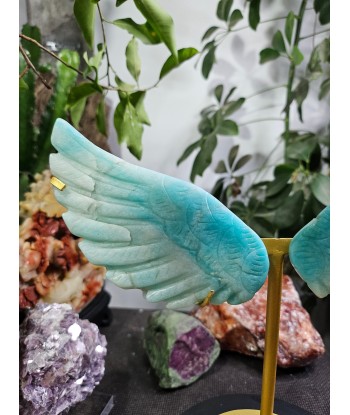 Ailes d'ange en Amazonite Livraison rapide