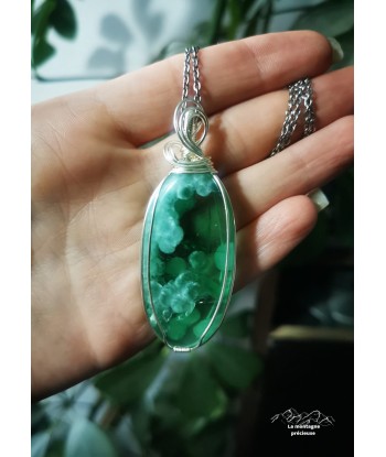 Pendentif en Hémimorphite verte Venez découvrir notre 