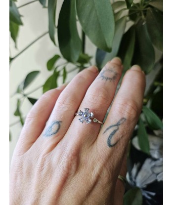 Bague fleur tournante en Tanzanite votre