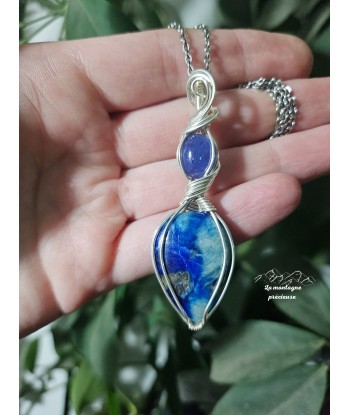 Pendentif en afghanite Mica et tanzanite À commander