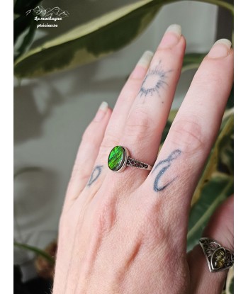 Bague en ammolite les muscles