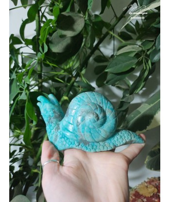 Escargot en amazonite acheter en ligne