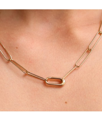 Collier Milo petits trombones avec ouvrant plaqué or Venez acheter