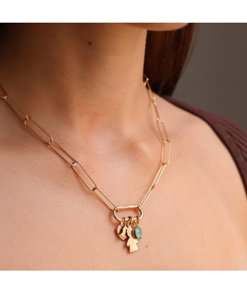 Collier Naeyli trombones avec ouvrant plaqué or prix pour 