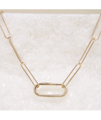 Collier Naeyli trombones avec ouvrant plaqué or prix pour 