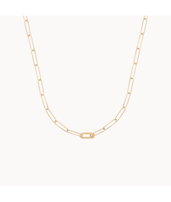 Collier Milo petits trombones avec ouvrant plaqué or Venez acheter