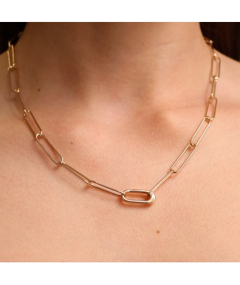 Collier Milo petits trombones avec ouvrant plaqué or Venez acheter