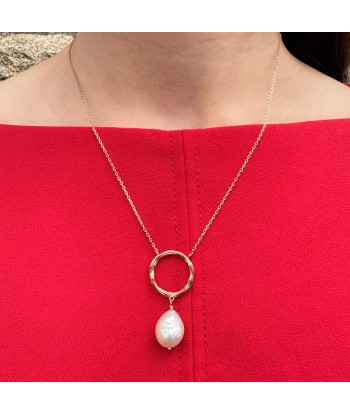 Collier Haya perle d'eau douce plaqué or Jusqu'à 80% De Réduction