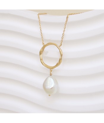 Collier Haya perle d'eau douce plaqué or Jusqu'à 80% De Réduction