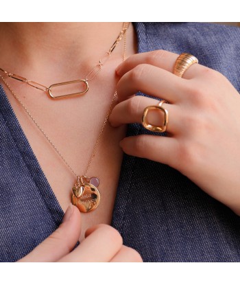 Collier Kaelani trombones en plaqué or Jusqu'à 80% De Réduction