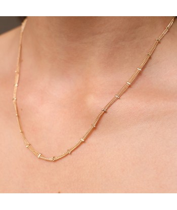 Collier Liora 45cm double rang plaqué or vente chaude votre 